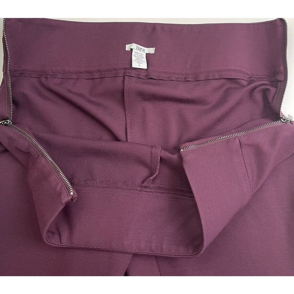 3 for $25-Bar III Straight-Leg Dress Pants Eggplant Sz Large 2-Side Zippers - Picture 6 of 10